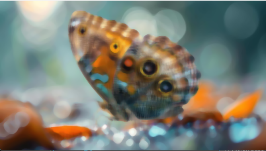 Median blurred image